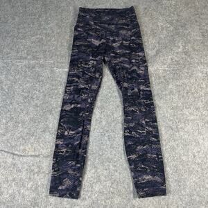 Lululemon Leggings Womens 2 Align Pant II Rip Wave Purple Thunder Black